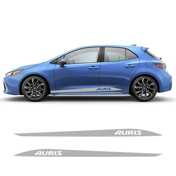 

2 PCS Car Vinyl Side Stripes Stickers Auto Graphics Decals For Toyota Auris Touring Sports