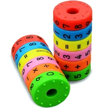 Магнитные математические цифры, игрушки Монтессори для детей дошкольного возраста, развивающие игрушки для детей, математический подсчет, обучающее средство, пазлы для мальчиков и девочек