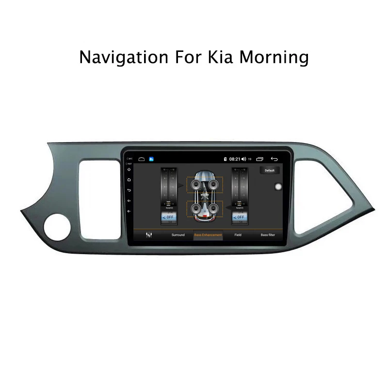 Discount Ectwodvd 9inch Andriod 8.1 Car DVD GPS For Kia Morning 2011-2015 4G RAM 64G ROM CarPlay DSP 4G LTE with WIFI 5