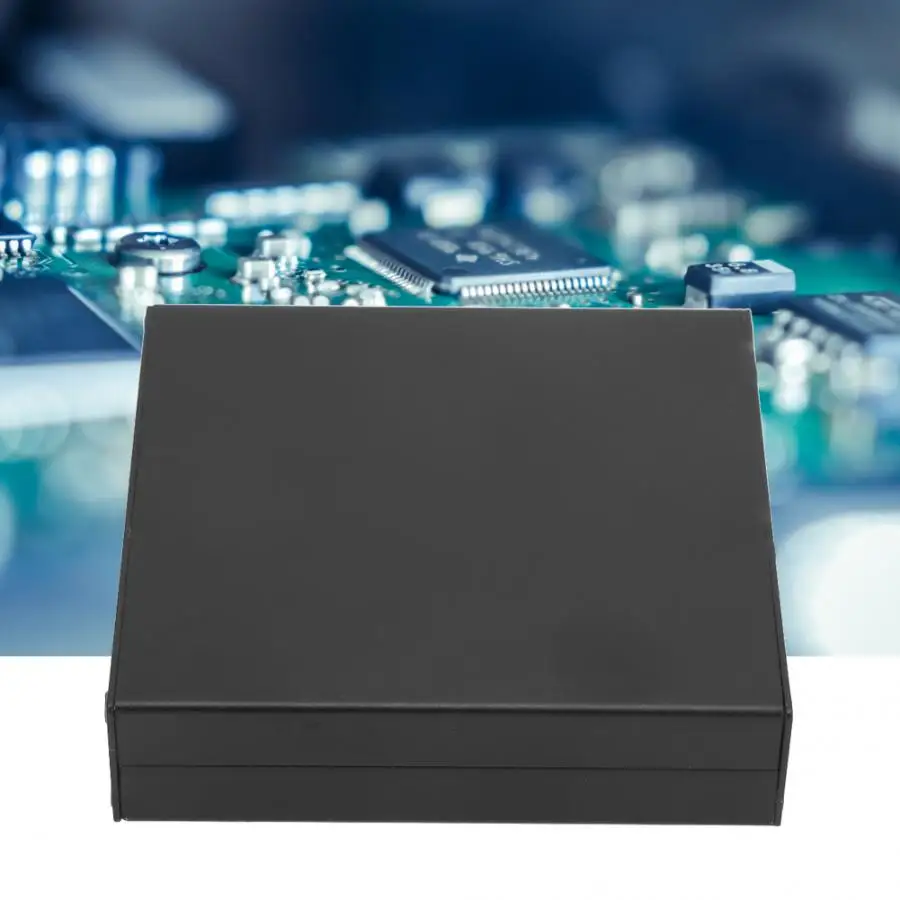 

Frosted Black Extruded Aluminum PCB Instrument Project Box Case DIY Electronic wire junction box 25x98x100mm