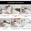 ELLEN Bathroom shower stool safety non-slip elderly disabled barrier-free bathing chair foldable stainless steel EL85014 6