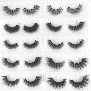 

Free dhl 50 pairs 3D Mink Eyelashes Mink Lashes Reusable Natural Eyelashes Popular False Lashes Makeup 100% Cruelty free Lashes