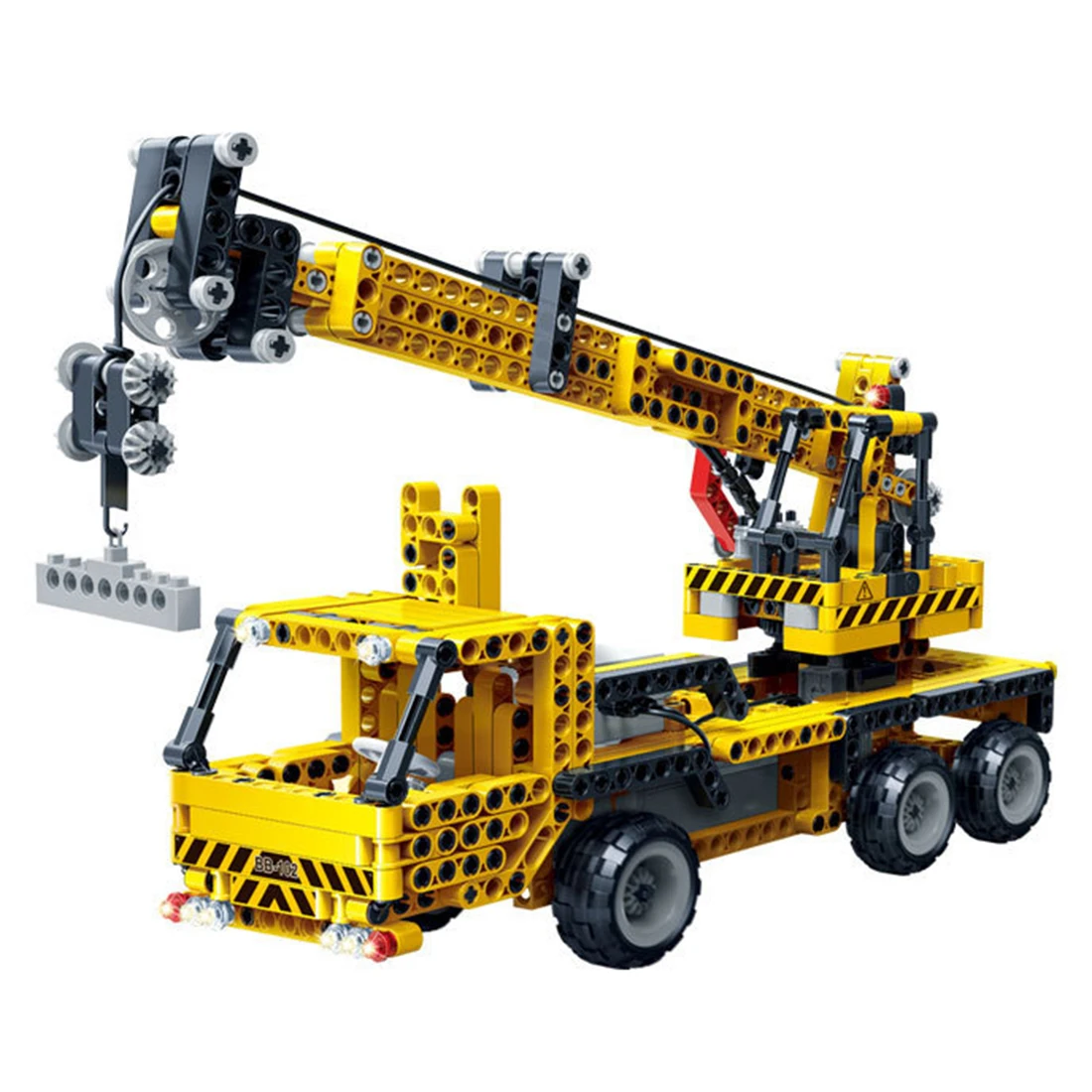 

Kids DIY 712Pcs Infrared Remote Control Crane Building Block Construction Model Brick Toy Set For Boys Christmas Birthday Gift