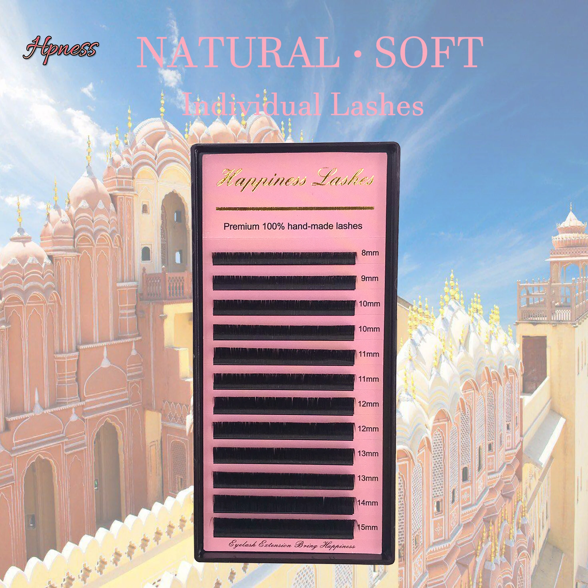 

Individual Eyelash Extension 3D Soft Silk Eyelashes Design For Professionals Natural Mink Eyelash Extension