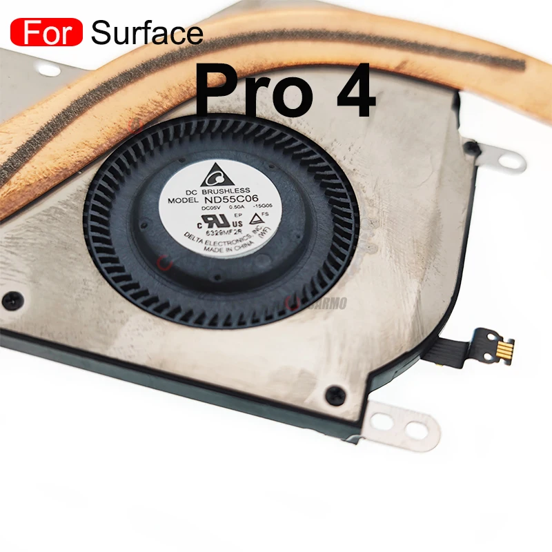 Ventilador de Refrigeração do Computador para Microsoft Surface Pro 1724 Pro4 1796 Ventiladores de Dissipação de Calor da Cpu - Imagem 3