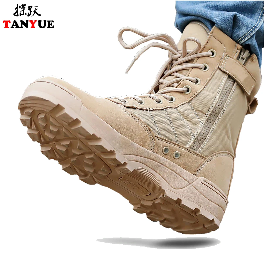 non slip combat boots women's