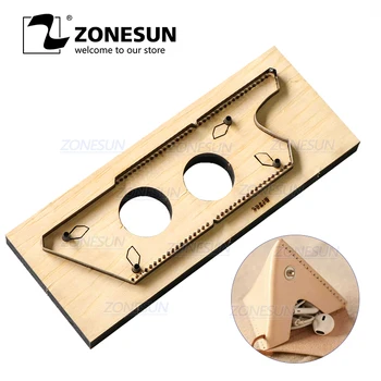 

ZONESUN D5 Customized Leather Cutting Die Handicraft Tool Coin Purse Steel Rule Die Clicker Press Punching Tool