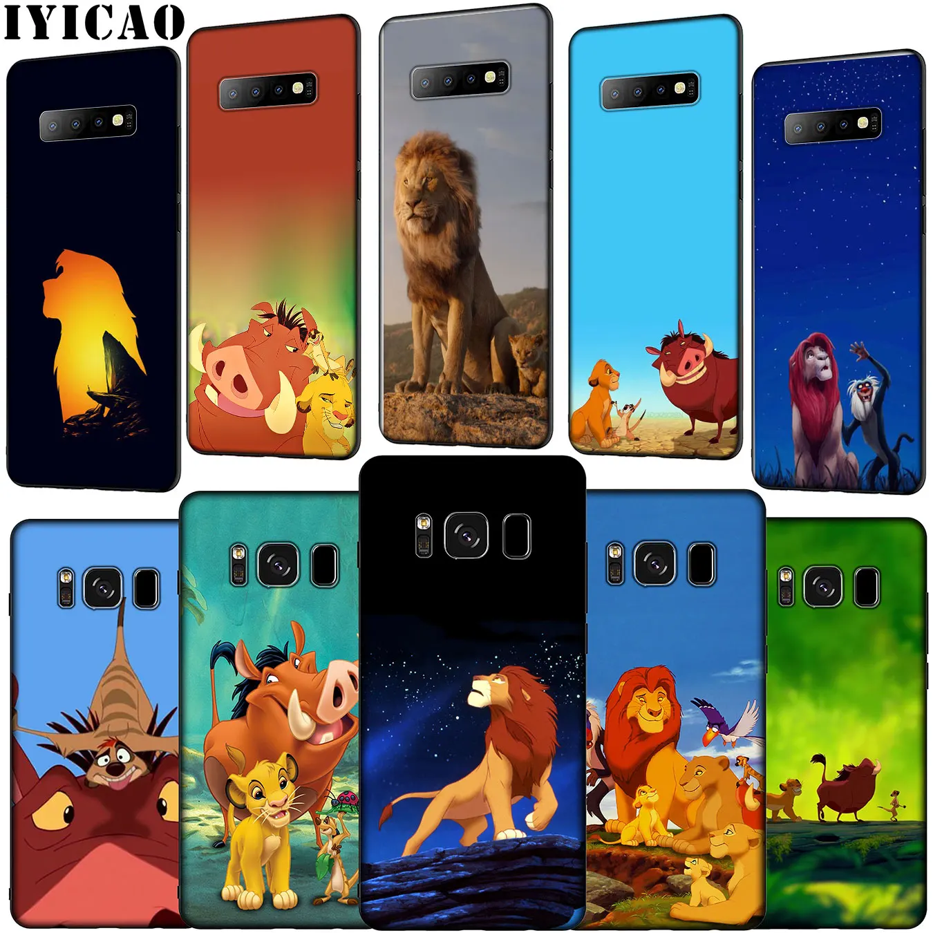IYICAO The lion king COOL Soft Silicone Phone Case for Samsung Galaxy S20 Ultra S10 Lite S9 S8 Plus S6 S7 Edge S10e Cover |