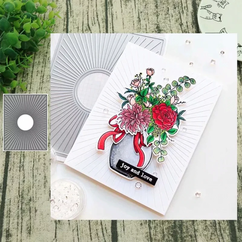 Магическое пространство для резки металла плесень длинный луч фон скрапбукинга