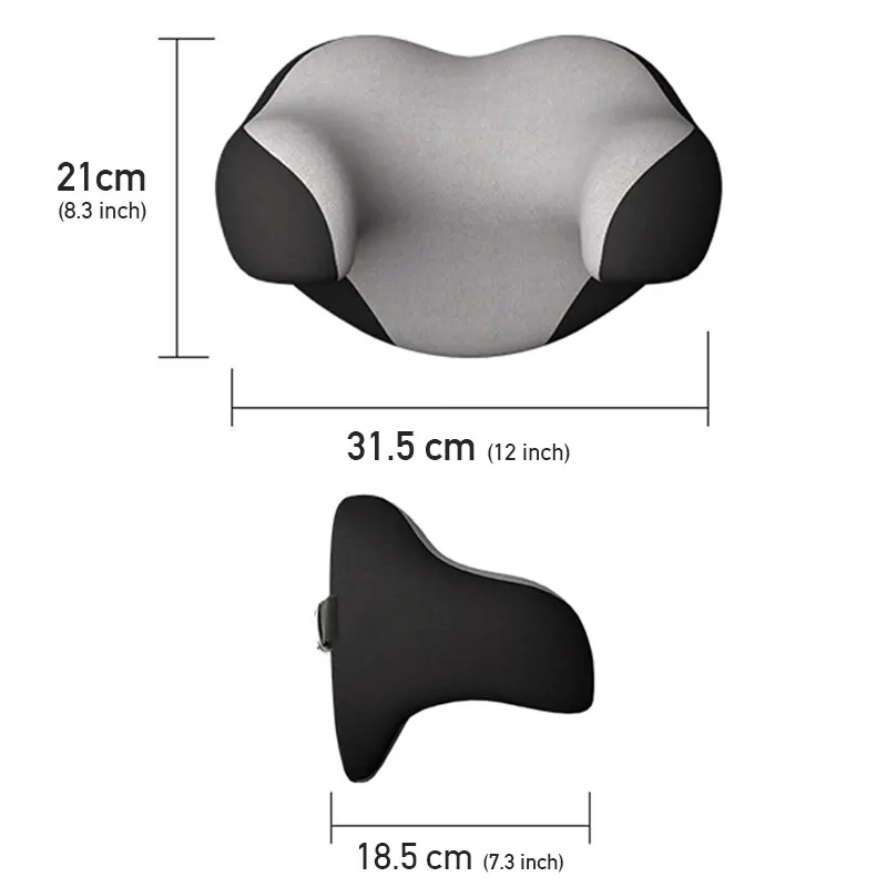 Memory Foam Car Headrest Pillow for Neck Support