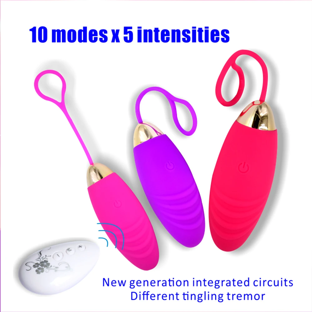 10 speed Silicone Jump Egg Vibrators for Women Wireless Remote Control vibrators USB Rechargeable Massage Ball Adult Sex Toys