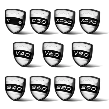 

Black Car Trunk Sticker Side Fender Widows Sticker Auto for Volvo XC90 XC60 XC70 XC40 C30 V90 V60 V40 S80 S90 S60 S70 D5 T6 T8