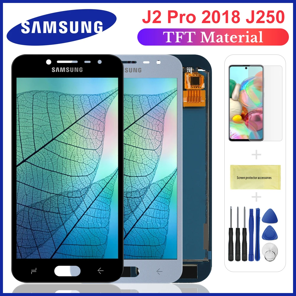 5 0 дюймов J250 TFT ЖК дисплей для Samsung Galaxy J2 Pro 2018 J250F SM J250F/DS сенсорный экран дигитайзер