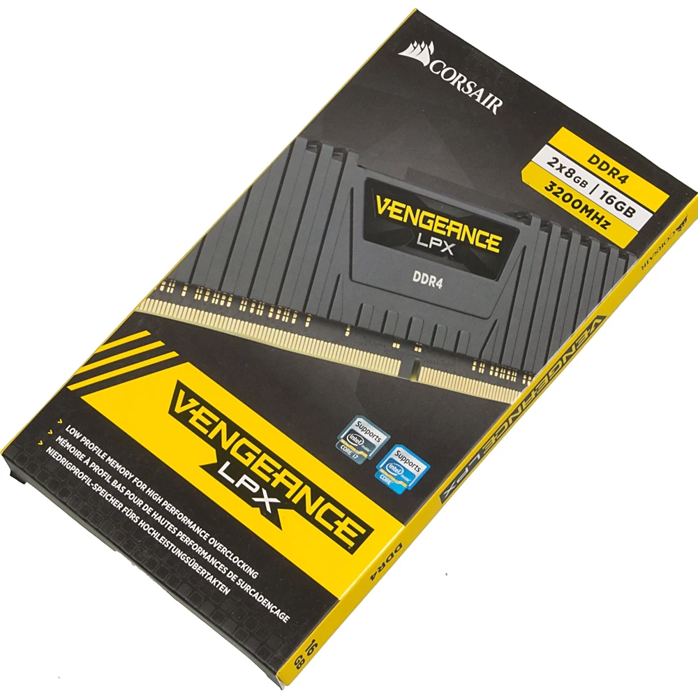 Модуль памяти CORSAIR Vengeance LPX CMK16GX4M2B3200C16 DDR4- 2x 8Гб