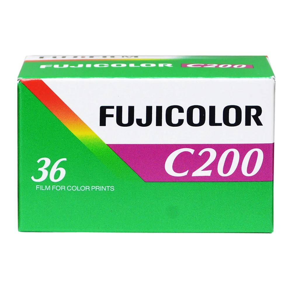 Fujifilm 1 рулон 36 экспозиция Fuji цвет C200 ISO 200 35 мм цветная печать отрицательная пленка