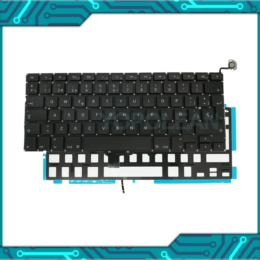 

New Spain Spanish Keyboard With Backlight For Macbook Pro 13" Unibody A1278 2009 2010 2011 2012 Years