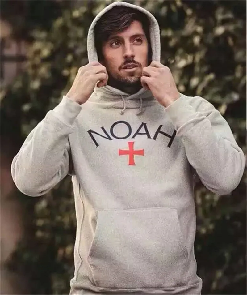 19SS NOAH CORE LOGO HOODIE high quality NOAH Sweatshirts men women Streetwear Kanye West Hip Hop NOAH Pullover hoodie men