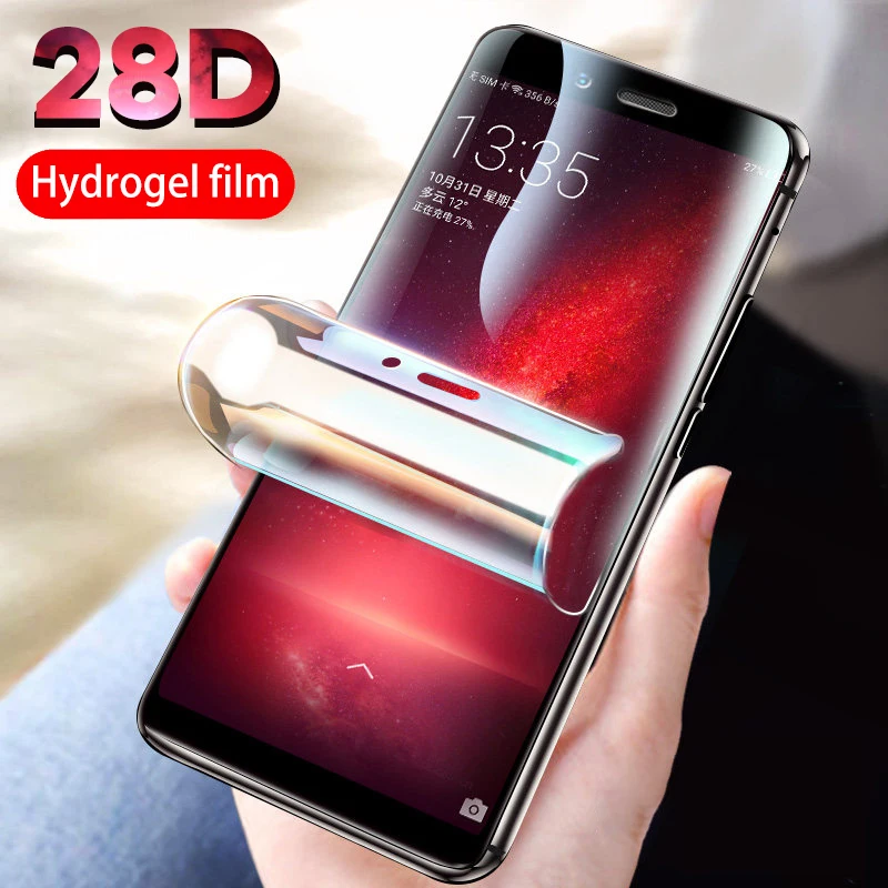 28d Защитная Гидрогелевая пленка для samsung a50 a70 экрана a40 a30 a20 a60 a80 a90 не