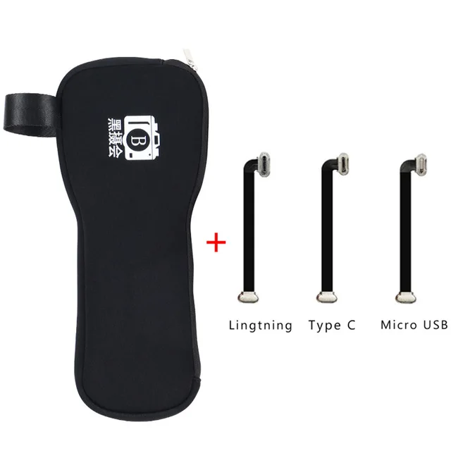Zhiyun Smooth 4 Gimbal Lightning TYPE C Micro C зарядный кабель для samsung iphone 6 7 8 x Android бесшовный 75 мм