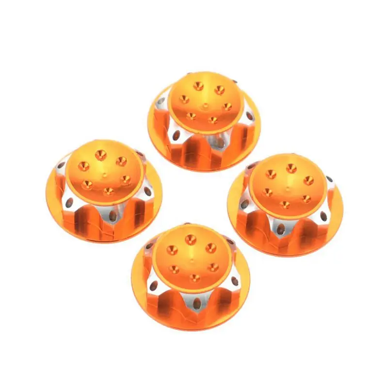FFYY-4Pcs RC Buggy 1/8 Scale 17mm Dust Lock Nuts Adapter for RC Off-Road Truck Redcat LOSI Team-C Wheel and Rims Nut