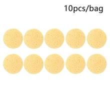  10Pcs Sponge Cleaning Compression Soft Facial Wash Puff Cleanser Comfortable Sponge Puff Spa Exfoliating Face Care Tool 