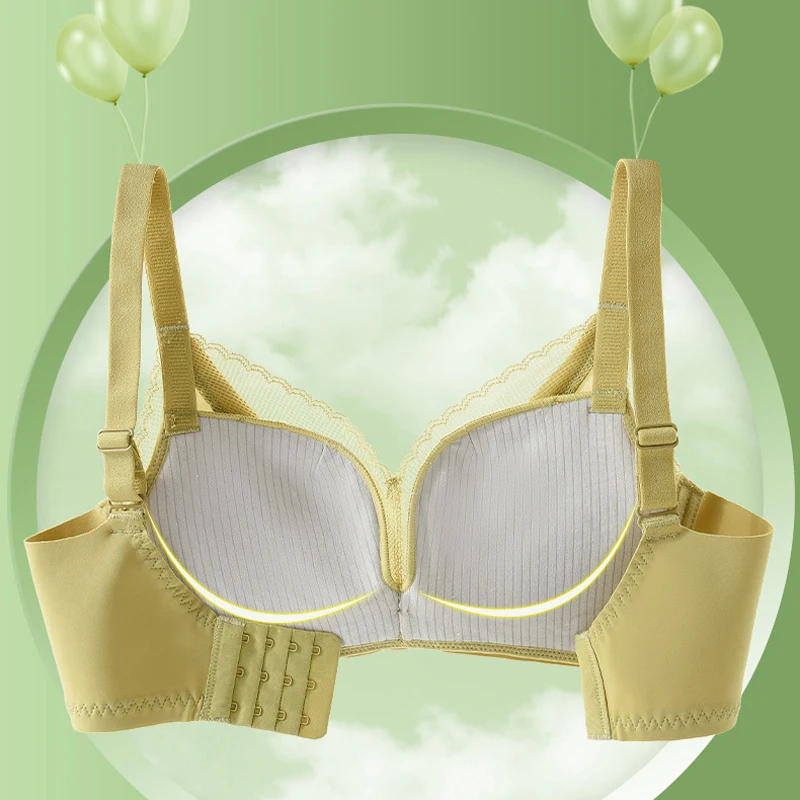 Roseheart New Sexy For Women Pink Blue Bralette Wireless Padded Bras Girl Student Maiden Bra Underwear Cup A B C Female