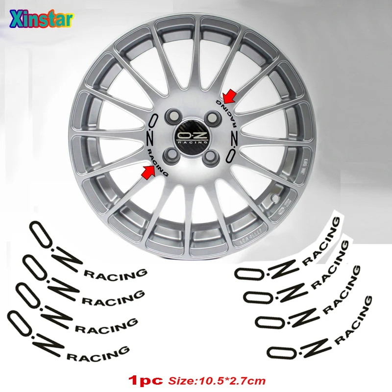 

8pcs Car stickers for OZ Racing Car wheel decoration