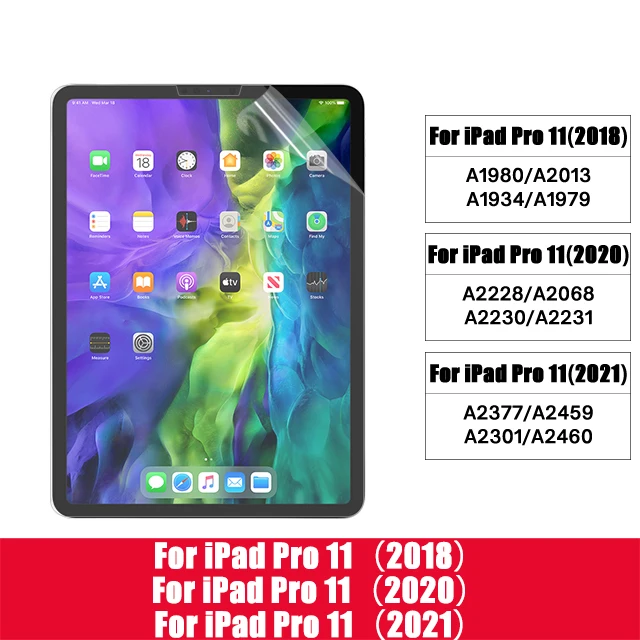 wall mount tablet holder Paper Like Screen Protector Film Matte PET Painting Write For Apple iPad 9.7 Air 2 3 4 10.5 10.9 2020 Pro 11 10.2 7th 8th Gen best tablet holder Tablet Accessories