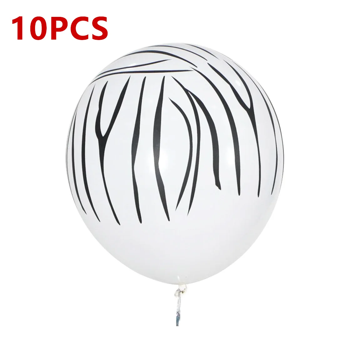 Zebra 10pcs Воздушные шарики в виде животных на день рождения джунгли вечерние сафари вечерние тематические элементы джунгли воздушный шар Декор для вечеринки в честь Дня Рождения, одежда на день рождения воздушные шары - Цвет: Zebra 10pcs
