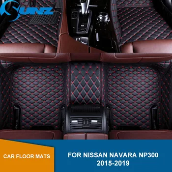 

Car floor mats For Nissan Navara Frontier NP300 D23 2015 2016 2017 2018 2019 Custom Auto Foot Pads Automobile Carpet Cover SUNZ