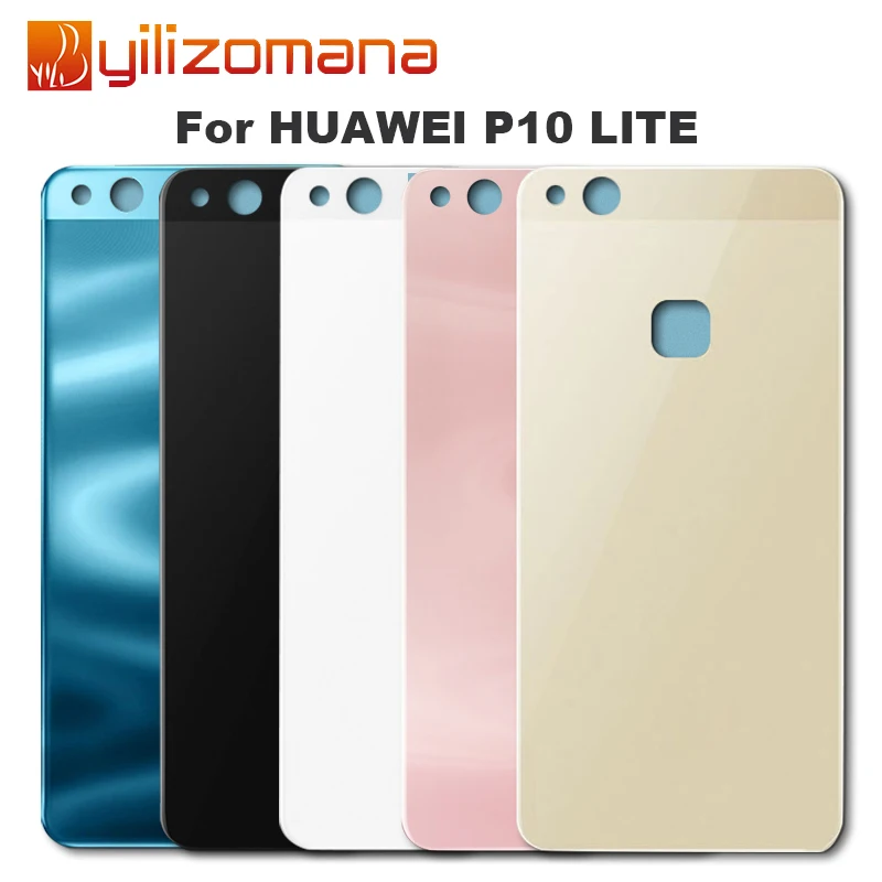 YILIZOMANA задняя батарея стеклянная крышка для P10 Lite P10Lite Replcement корпуса корпус двери |