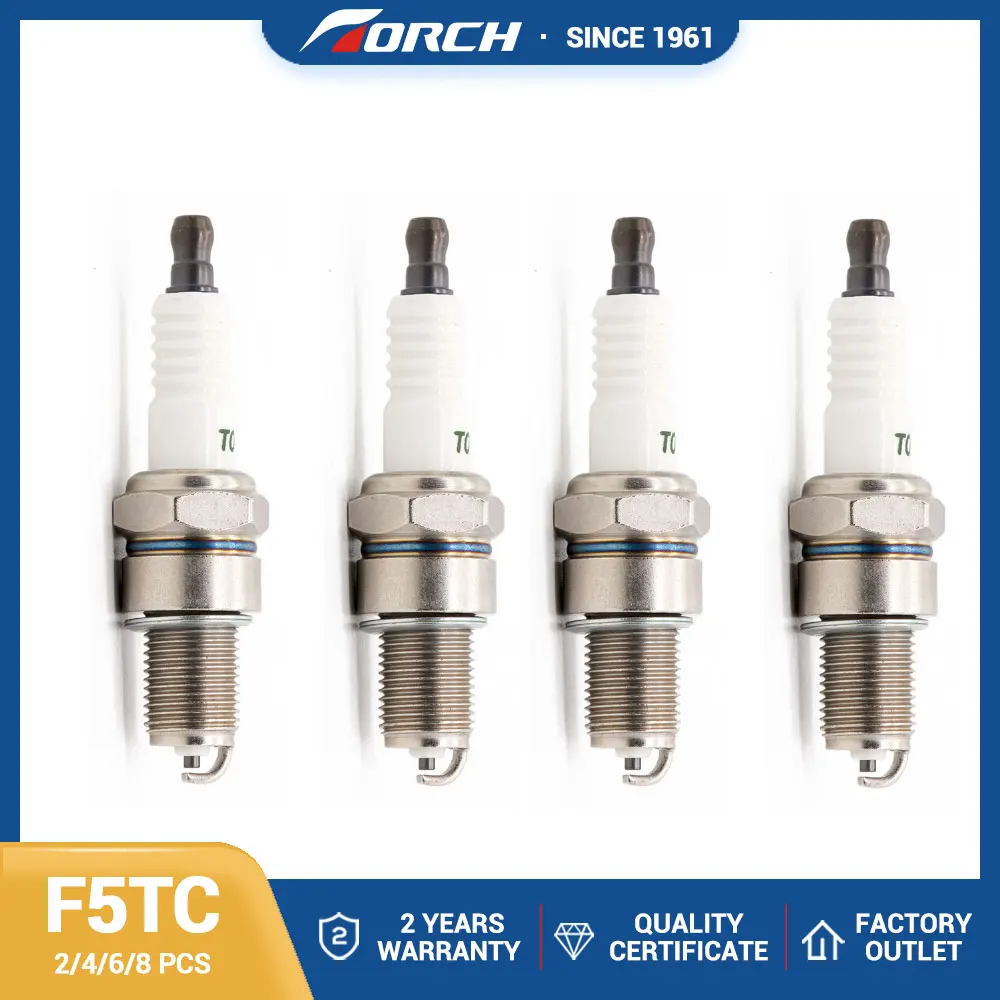 2-8PCS Solid Nut Candles Replace for BP5ES(6511) Denso W16EX