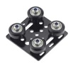 1PC V gantry plat set special slide plate Pulley with Black/ White wheels 3D Printer Parts for 2022 V-slot aluminum profiles ► Photo 3/6