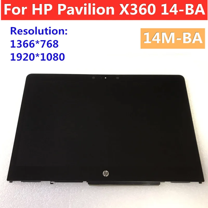 ЖК-дисплей со светодиодной подсветкой и рамкой для HP Pavilion X360 14-BA 14M-BA | Компьютеры