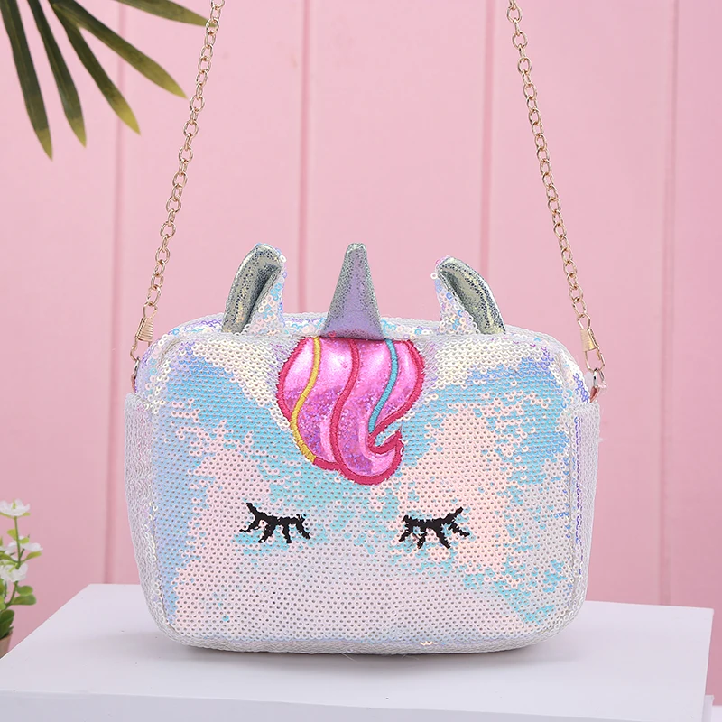 Unicorn Bling Sequined Shoulder Bag