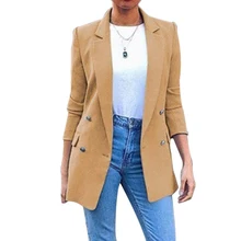 ^^Best Offers Autumn New 2019 Blazer Womens Suit Long Solid Coats Office Ladies Turn Down Collar Casual Female Outerwear Suit Blazer ^^Best Offers Autumn New 2019 Blazer Womens Suit Long Solid Coats Office Ladies Turn Down Collar Casual Female Outerwear Suit Blazer