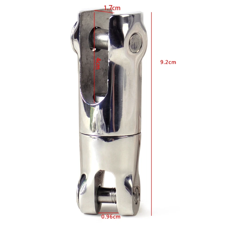 1 шт. Нержавеющая сталь якорь 1/4 Inch-5/16 дюймов Цепь 360 градусов Поворотный соединитель цепи для морской лодки