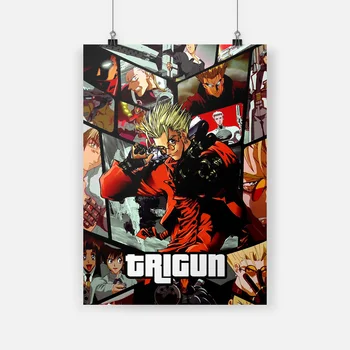 

Vash the Stampede Trigun Anime Poster Canvas Painting Wall Art Decor Living Room Bedroom Study Home Decoration Prints