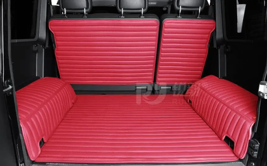 Роскошный Коврик для багажника автомобиля, 5 шт., для Mercedes Benz G350 disel, ковровое покрытие, внутренние коврики, кожаный коврик, автомобильный стиль