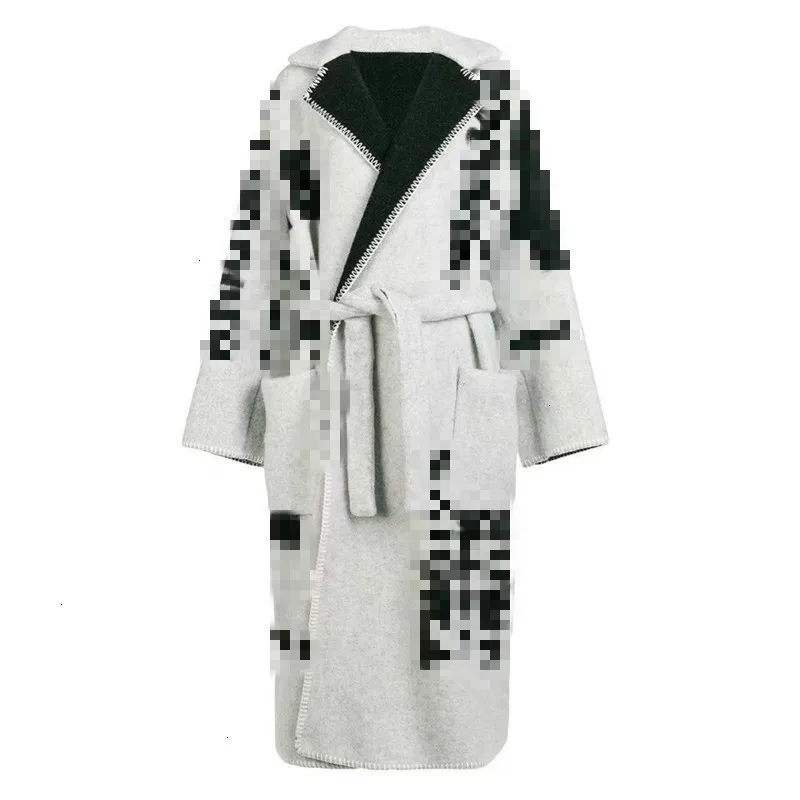 TVVOVVIN, осень и зима, новые продукты, модное, с отворотом, с буквенным принтом, длинная талия, тонкое, свободное, теплое, шерстяное пальто для женщин, PA290