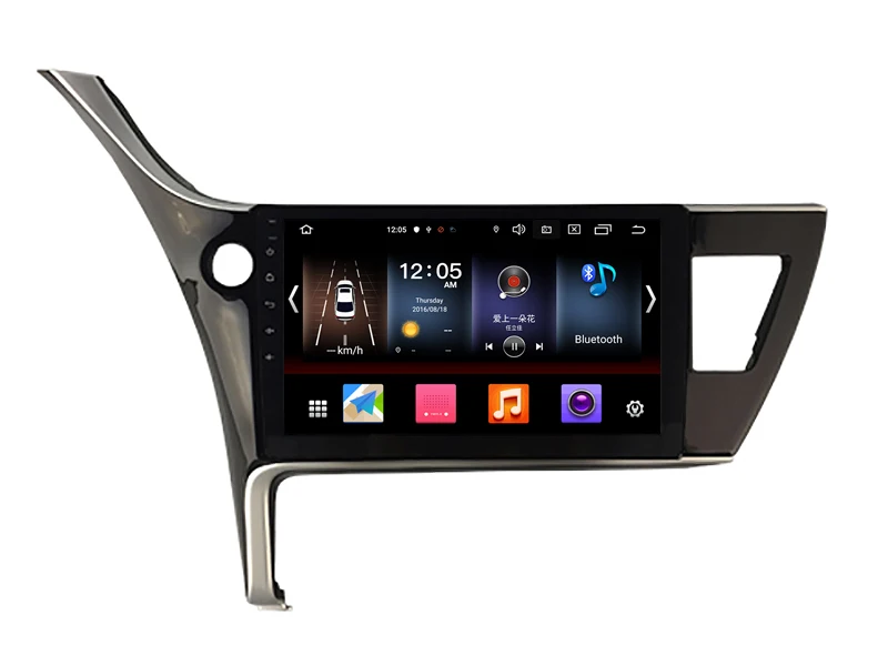 Cheap OTOJETA Android 9.0 2.5D Screen Car Radio Player For Toyota Corolla 2017 Headunit Multimedia auto Stereo GPS Navi tape recorder 4