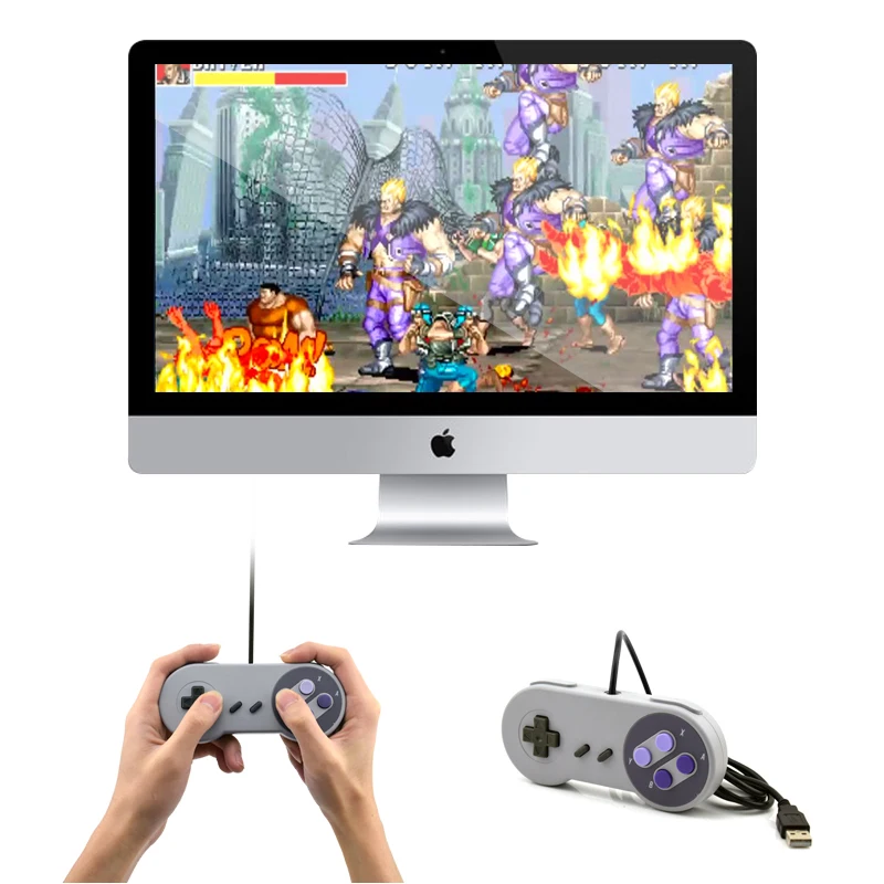 1Pcs Retro Controller Usb Retro Super Per Nintendo Snes Controller Usb Per Pc Per Mac Controller