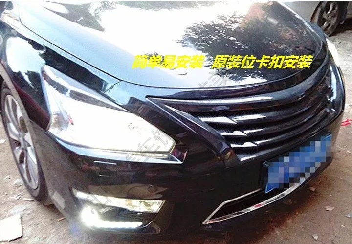 Подходит для Nissan Teana 2013- карбоновый автомобильный гриль высокого качества