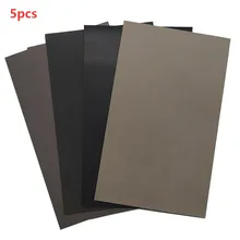 Papiers de verre secs et humides, 5 pièces, 9 pouces/225mm, 2000 2500 3000 5000 7000, mélange de papier de verre humide et sec pour voitures et meubles en bois polis