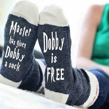 

Women Breathable Floor Socks One Pair Autumn Winter Warm Stripe Letter Printing Over Ankle Length Casual Ladies Fahion Hose