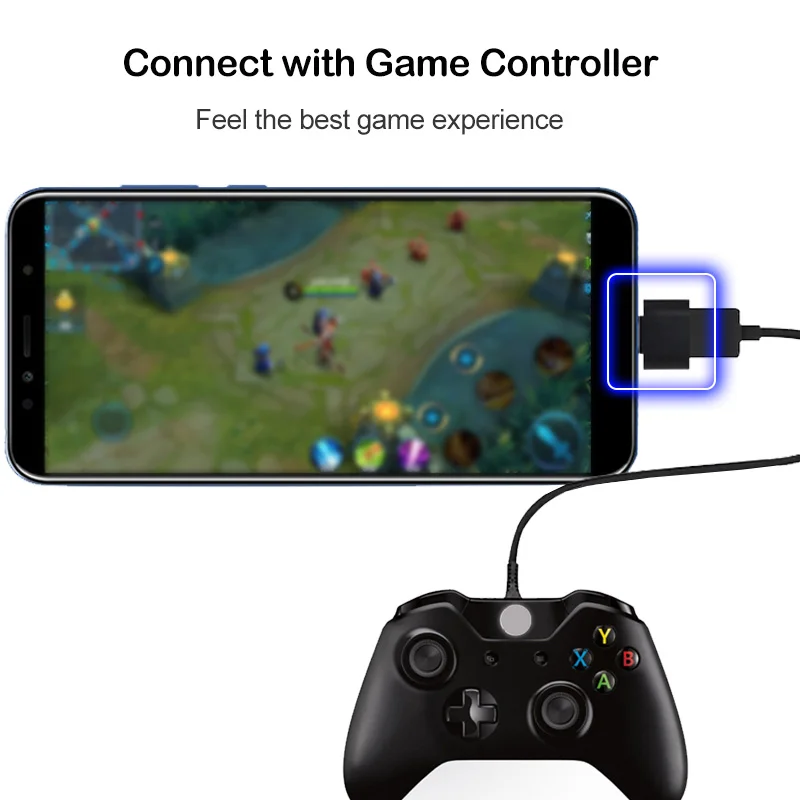 Адаптер OTG Mini USB Type C для Samsung Huawei конвертер данных Xiaomi Redmi флэш накопитель 50