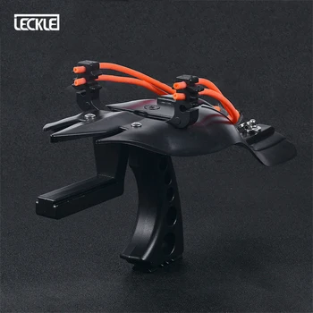 

Powerful ABS Slingshot Bow Catapult Fishing Sling Shot With Wrist Support Outdoor Hunting Shooting Game Use Steel Ball And Arrow