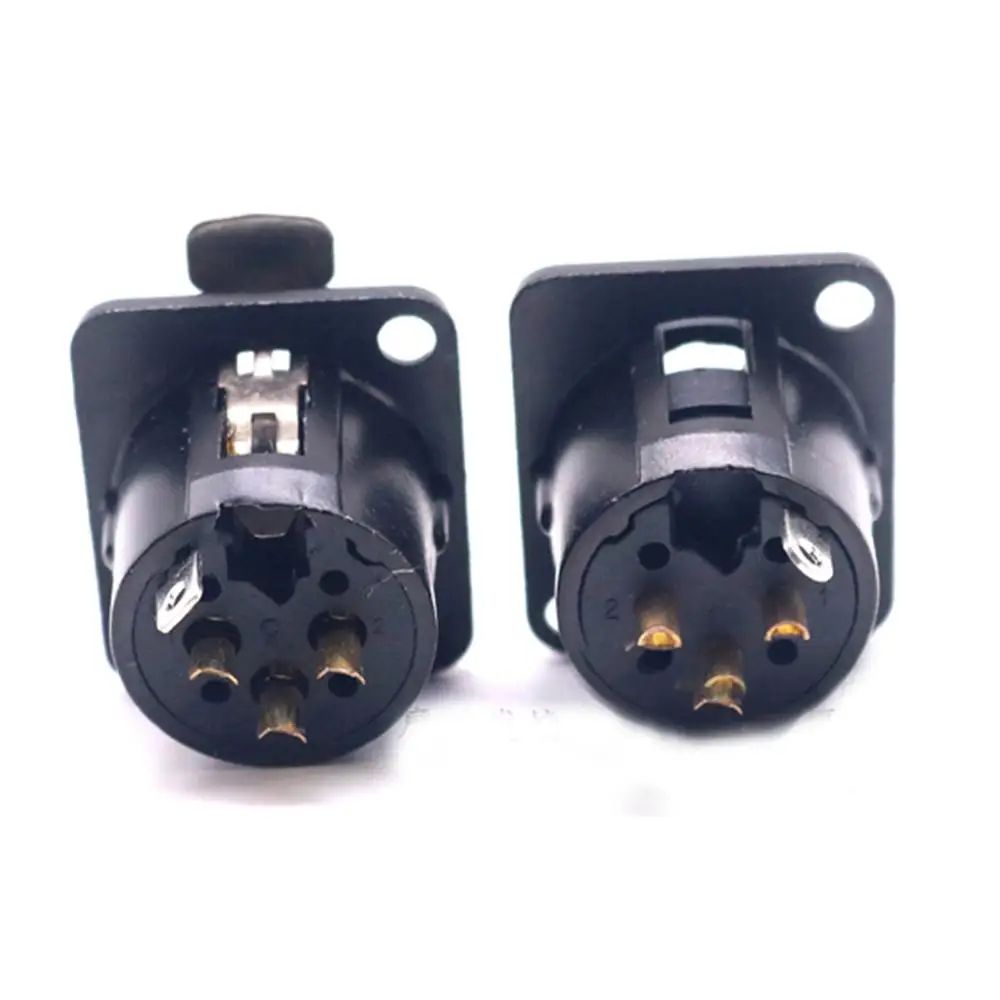 Haldane 4 шт. HIFI Позолоченный XLR гнездо Phono шасси для усилитель CD