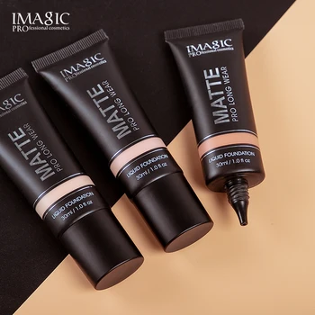 

IMAGIC new 11-color moisturizing concealer waterproof HD liquid foundation face lasting oil control cosmetics
