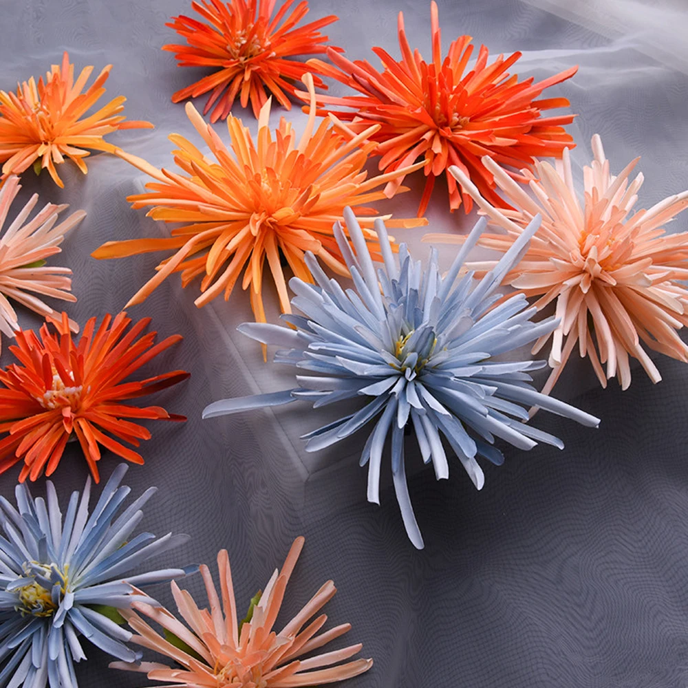 Pince à cheveux en fleur de chrysanthème, 3 pièces, pour femmes, filles, fête de mariage, Barrettes de cheveux faites à la main, accessoires